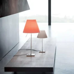 Costanzina D13pi Bordslampa Aluminium, mistic white