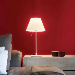 Costanzina D13pi Bordslampa Aluminium, mistic white