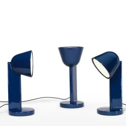 Céramique Down bordslampa navy blue