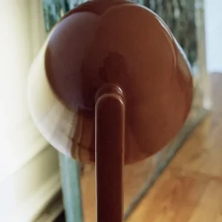 Céramique Down bordslampa rust red