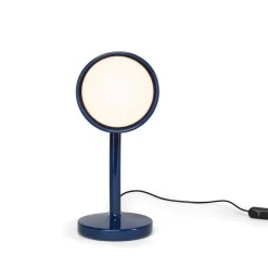 Céramique Side bordslampa navy blue