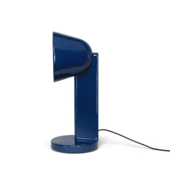Céramique Side bordslampa navy blue