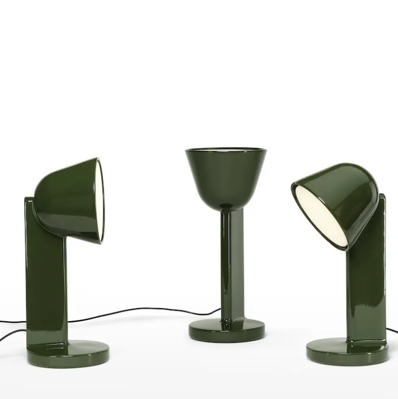 Céramique Up bordslampa moss green