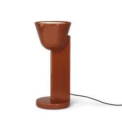 Céramique Up bordslampa rust red