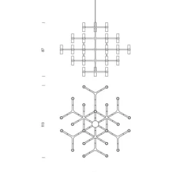 Crown Major Taklampa Vit