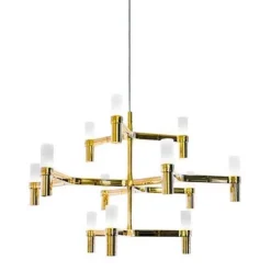 Crown Minor Taklampa Guldpläterad
