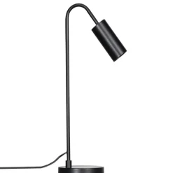 Curve bordslampa matt svart bordlampa