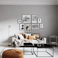 Curve golvlampa matt guld golvlampa