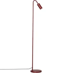 Curve golvlampa mörkröd golvlampa