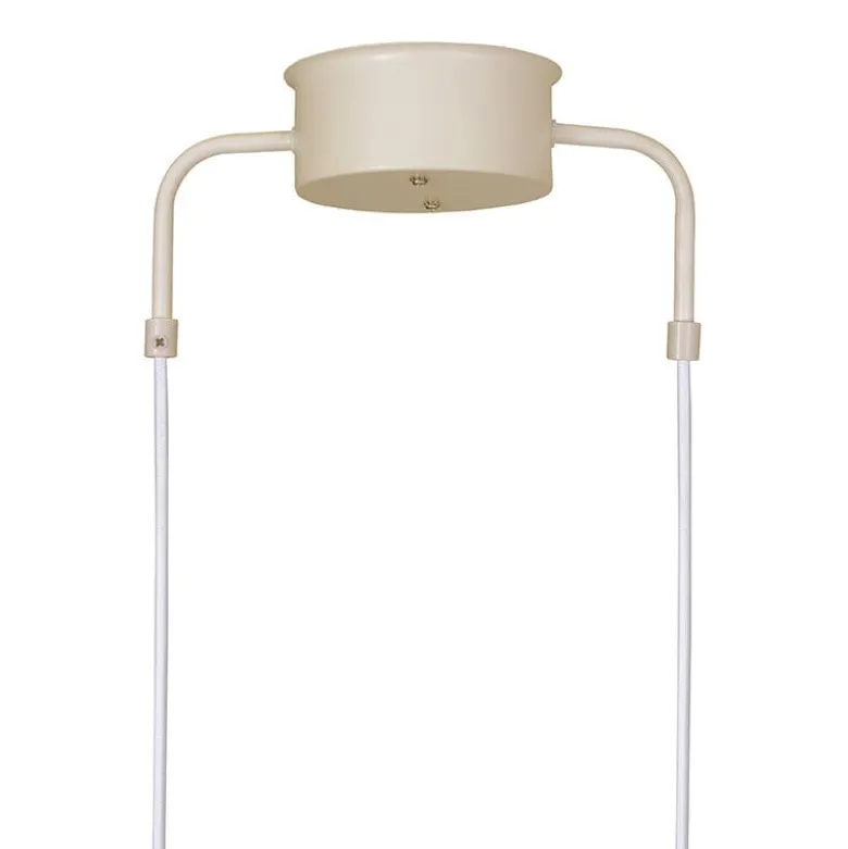 Curve 3 taklampa beige