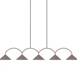 Curve 5 Taklampa Mocha
