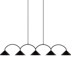 Curve 5 taklampa svart