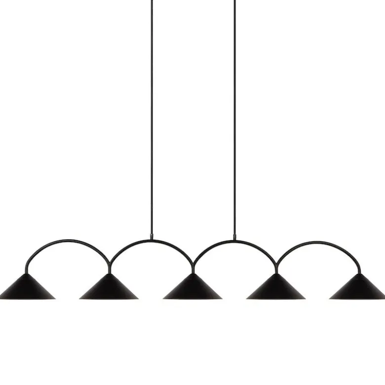 Curve 5 taklampa svart