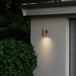 C627 utomhuslampa liten rå koppar
