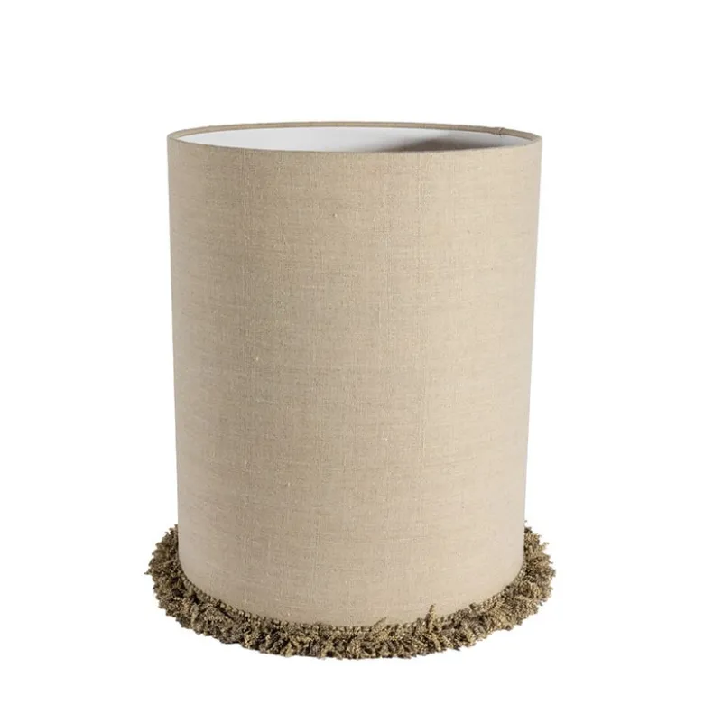 Cylinder D32 lampskärm natur/grön