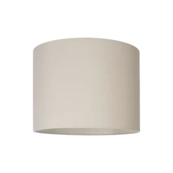 Cylinder lampskärm sand whit white lining