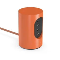 Cylindrical UX1 laddare electric orange