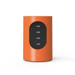 Cylindrical UX1 laddare electric orange