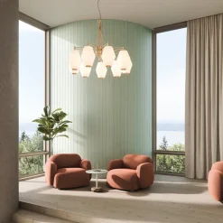 Dahl chandelier large taklampa mässing