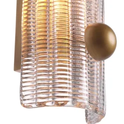 Dara Vägglampa Antik mässing/glas