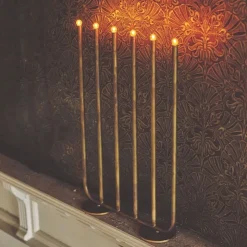 December 6 Ljusstake råmässing