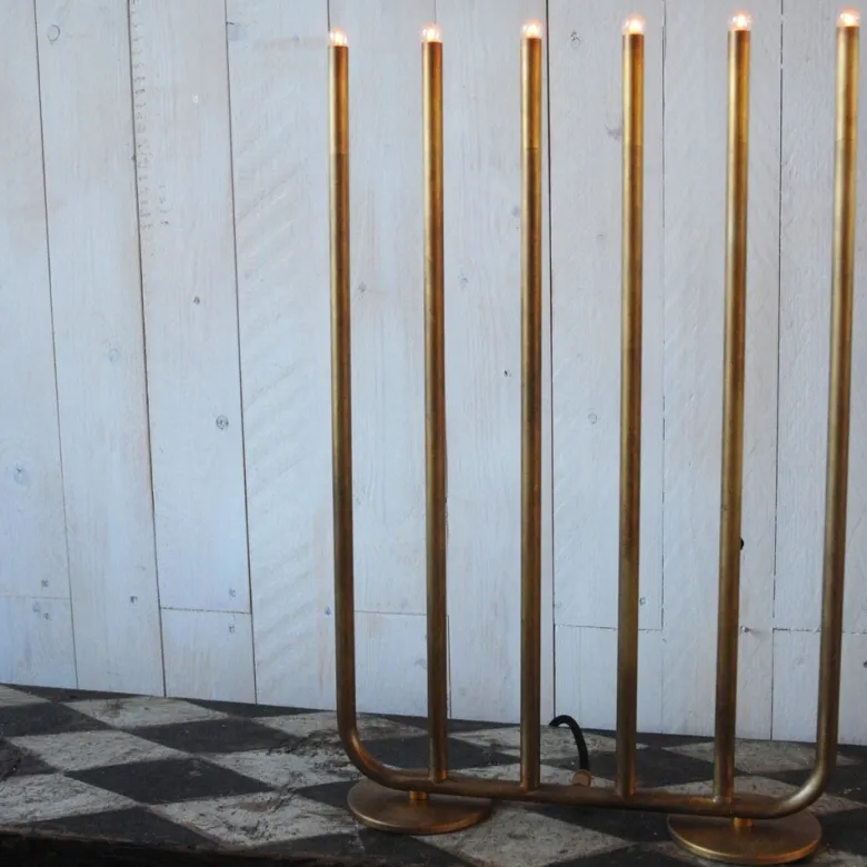 December 6 Ljusstake svartoxiderat järn