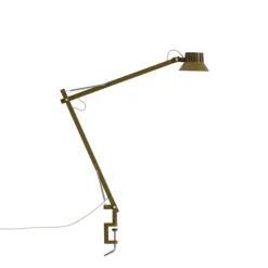 Dedicate L2 bordslampa kläm Brungrön