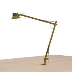 Dedicate L2 bordslampa kläm Brungrön