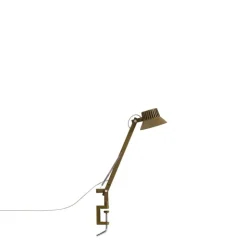Dedicate S1 bordslampa kläm Brungrön