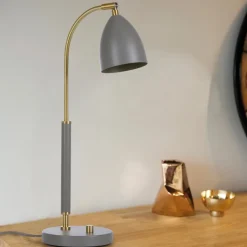 Deluxe Bordslampa svart/mässing