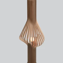 Diva golvlampa rökt ek