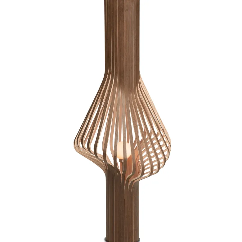 Diva golvlampa rökt ek