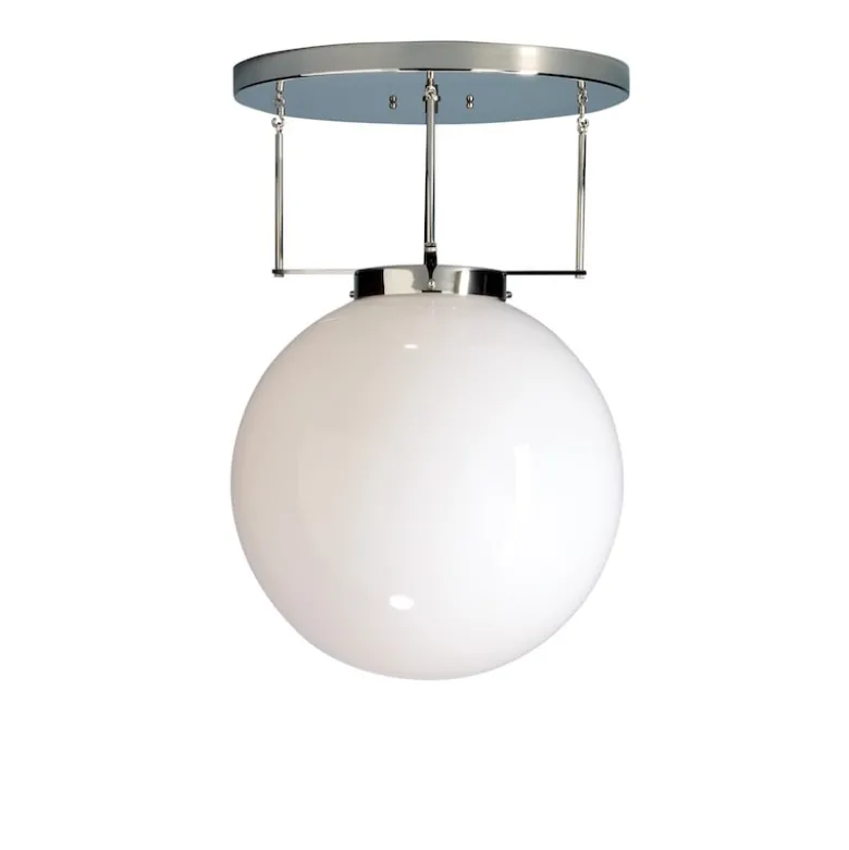 DMB 26 Bauhaus Ø25 plafond Nickel/Opalglas