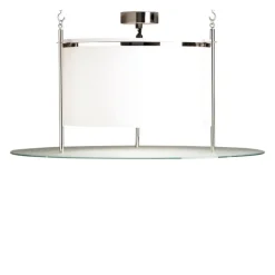 DMB 30 plafond nickel plätterad, frostat glas