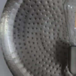 Dolium vägglampa antik silver