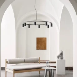 Donna Circle 100 Pendant lamp Black ink