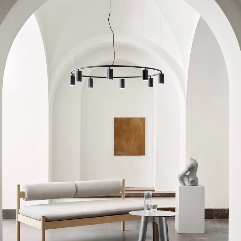 Donna Circle 100 Pendant lamp Black ink