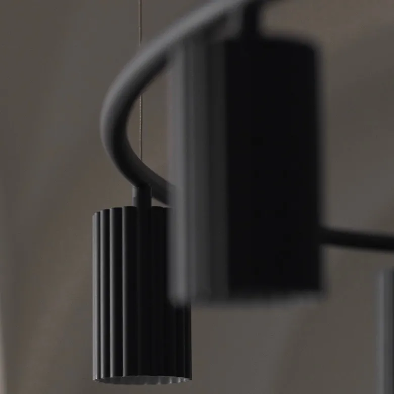 Donna Circle 60 Pendant lamp Black ink