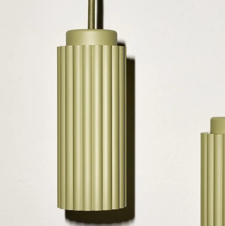 Donna 7 taklampa Amber Green