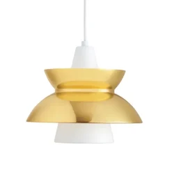 Doo-Wop Taklampa brass
