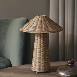 Dou bordslampa natur