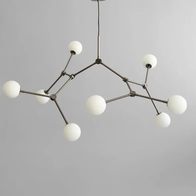 Drop chandelier taklampa Bulp Grande grey