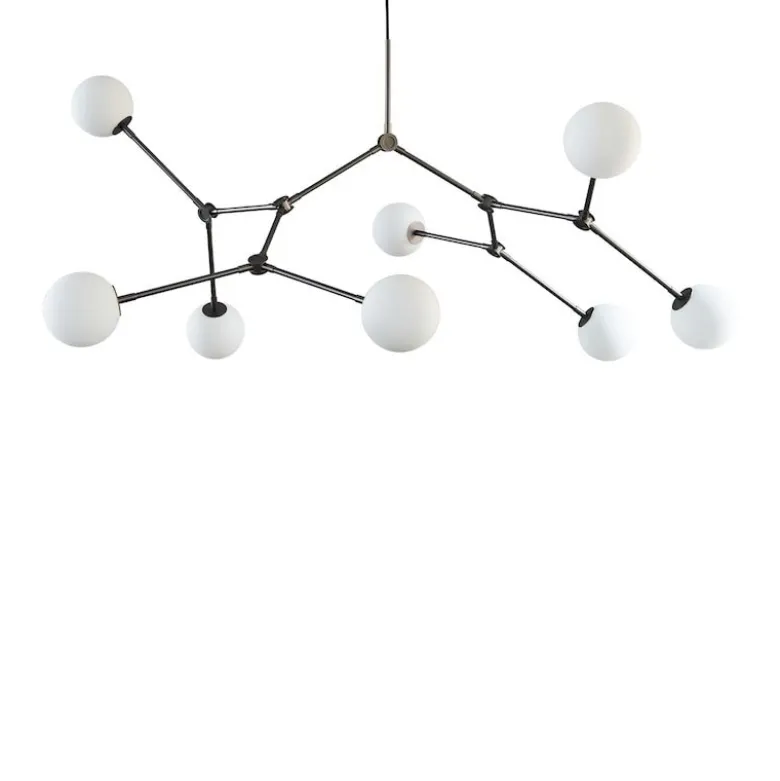 Drop chandelier taklampa Bulp grey