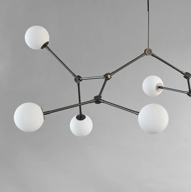 Drop chandelier taklampa Bulp grey