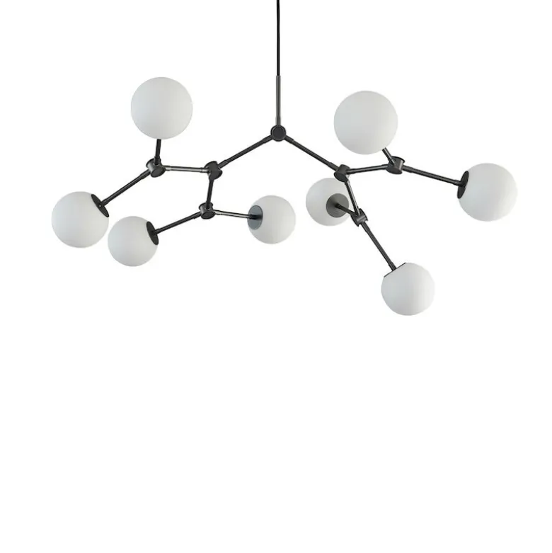 Drop chandelier taklampa Bulp Mini grey