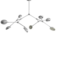 Drop chandelier taklampa chrome