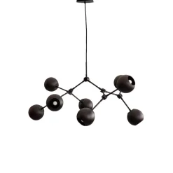 Drop chandelier taklampa Globe Mini burned black