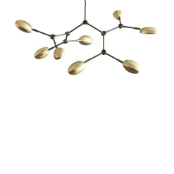 Drop chandelier taklampa Mini brass
