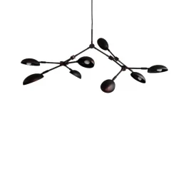 Drop chandelier taklampa Mini burned black