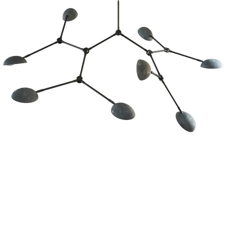 Drop chandelier taklampa oxidized